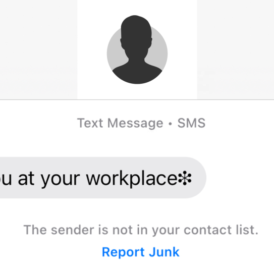 Smishing example two