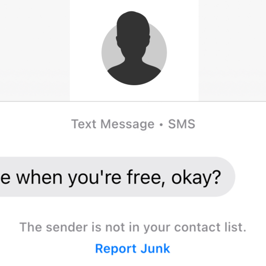 Smishing example three