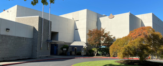 Exterior of the Multnomah County Inverness Jail.